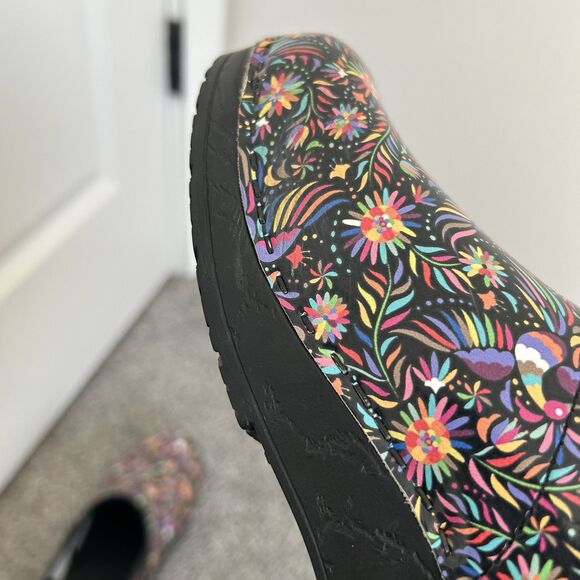 Bjork Araceli Professional Leather Clogs Floral Bird EU 39/40 - Picture 7 of 13